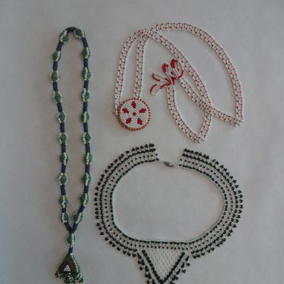 Trio of beaded necklaces