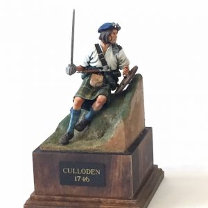 41. Rick Taylor miniature sculpture. "Culloden 1746". 1993.